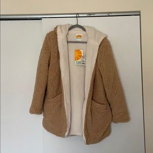 Oversized Comfy Sherpa Jacket